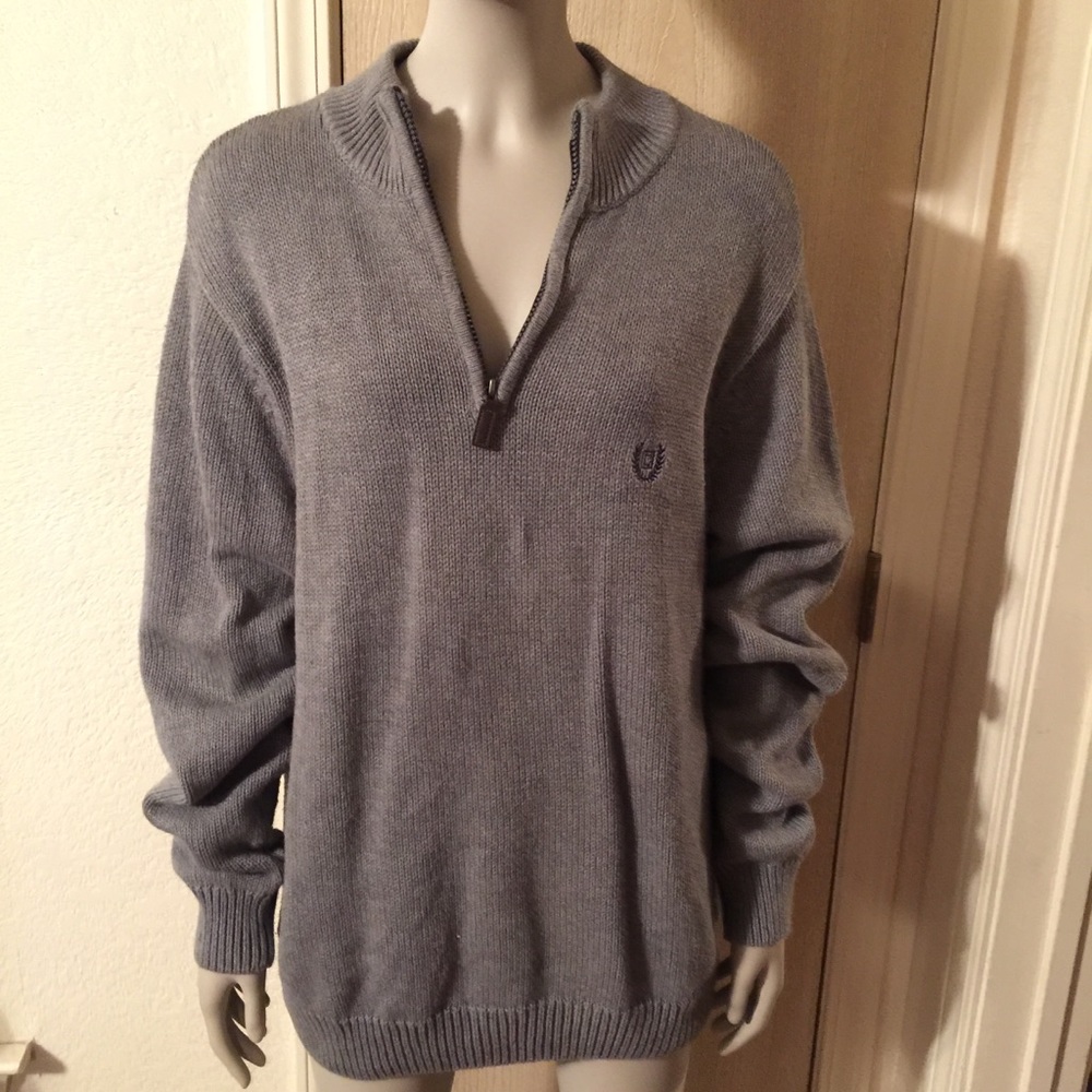 ✨Men’s Chaps 1/4 zip Sweater✨ - Picture 1 of 4